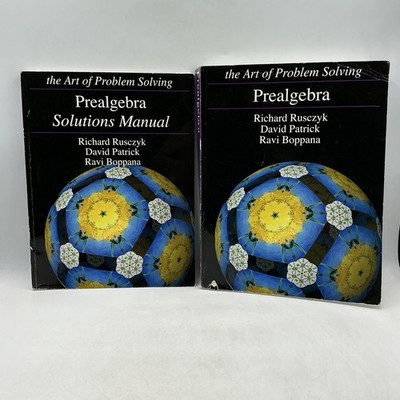 Prealgebra Solutions Manual R.Rusczyk D.Patrick R.Boppana 2019 Paperback Ibooks