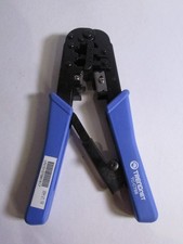 TRENDnet TC-CT68 Crimping Tool RJ45 RJ12 RJ11 Cutter Stripper All Steel Black