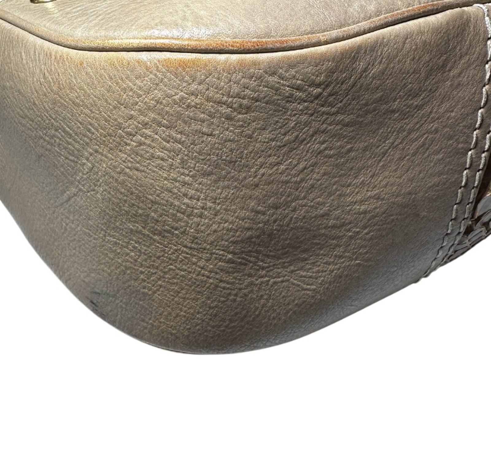 GUCCI Large Beige Neutral Python Jockey Hobo Tote… - image 8