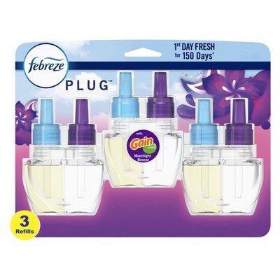 Febreze Plug In Air Freshener, 2.63 Fl Oz (Pack of 1), Blue and Purple 