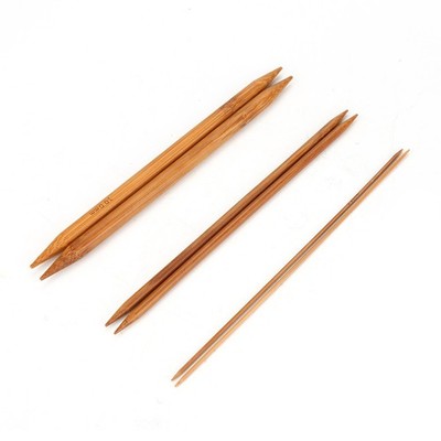 Double Point Bamboo Dark Patina Stricknadel Aus Chinesischem Moso-Bambus 20c BAK