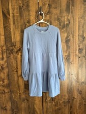 Aerie babydoll blue long sleeve dress, comfy style, size Small
