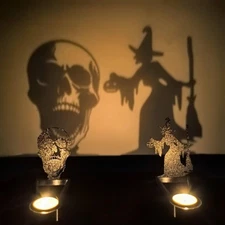 Funny Shadow Stand Halloween Fun Candlestick Creative Decorations and Ornaments