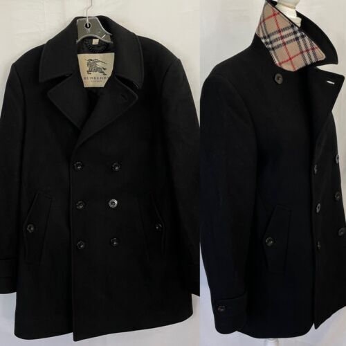 Burberry London Fireman Jacket Spring Coat Size 7 Black Burberry London Fireman Jacket Spring Coat Size 7 Black