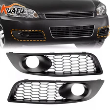 KUAFU For Chevrolet Impala 2006-2013 Fog Light Covers Bezels LH+RH Side Pair