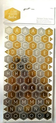 Docrafts Modern Lustre Papermania Alphabet Thicker Stickers (168pc)