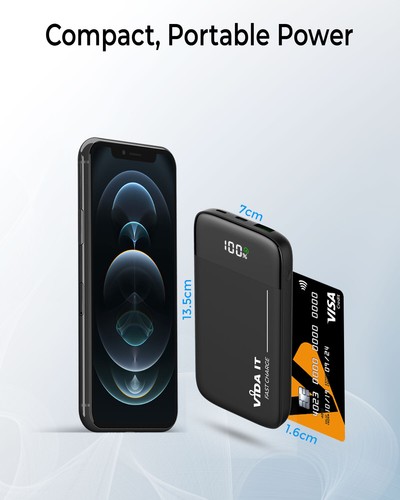 Power Bank Fast Charging 22.5W Portable Charger for iPhone 13 12 Pro Max Phone - Picture 4 of 9