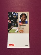 Anthony Johnson 2019 Senior Bowl card 1/26/19 Buffalo