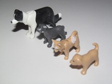 Playmobil Accessoire Décor Animal Lot 4 Chien Chiot NEUF