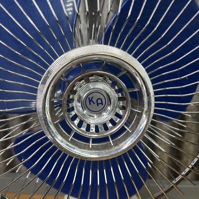 VTG Kool Aire 12” Blue Blade Oscillating Fan #OF 12 3 Speed Deluxe
