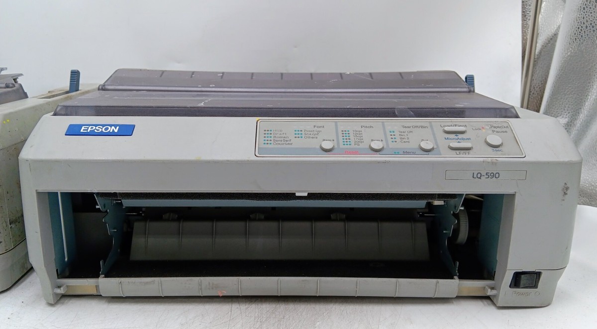 LOT OF 2 Epson LQ-590 P363A Impact Dot Matrix printer | eBay