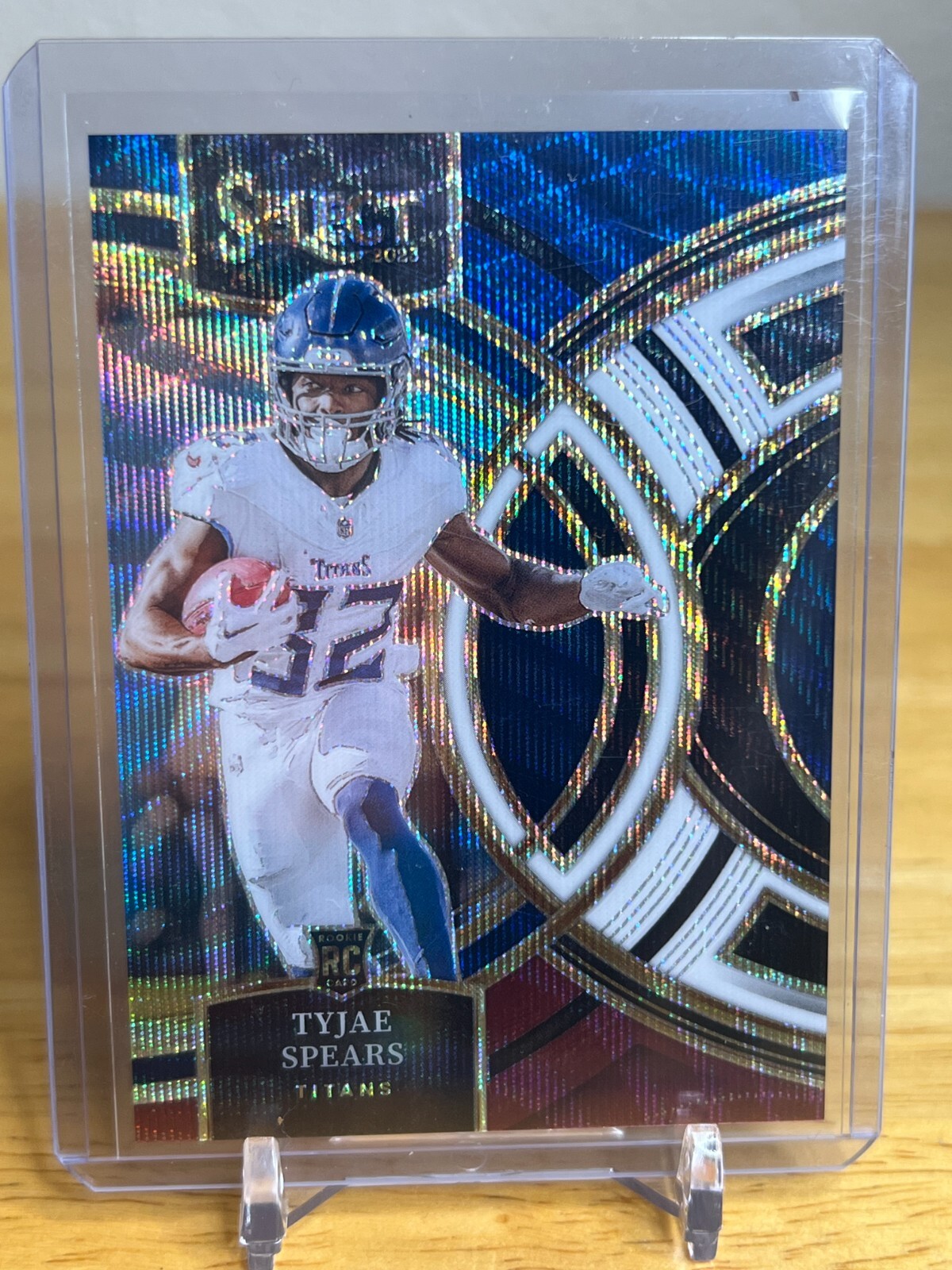 2023 Panini Select - Premier Level Tri-Color Prizm #172 Tyjae Spears /225 (RC)