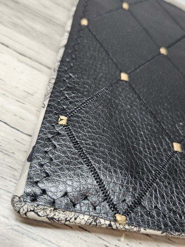 Halloween genähtes Stoff Journal Notizbuch mit 4 elastischen Signatur Halter & Charm - Bild 9 von 11