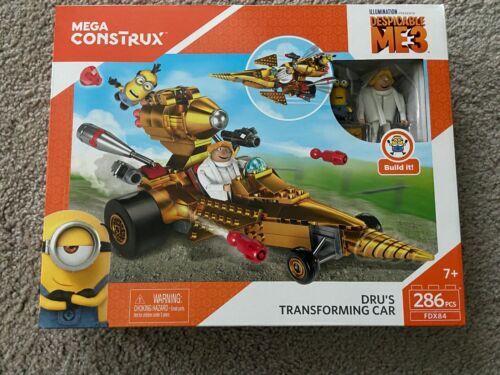 Mega Construx FFJ33 Wild Waterski Bike - Véhicule Minions Avec Skis Et Figurines