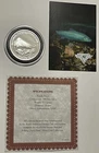 Apache Trout Fish Collector Card & Proof Coin 1 Troy Oz .999 Fine Silver Round