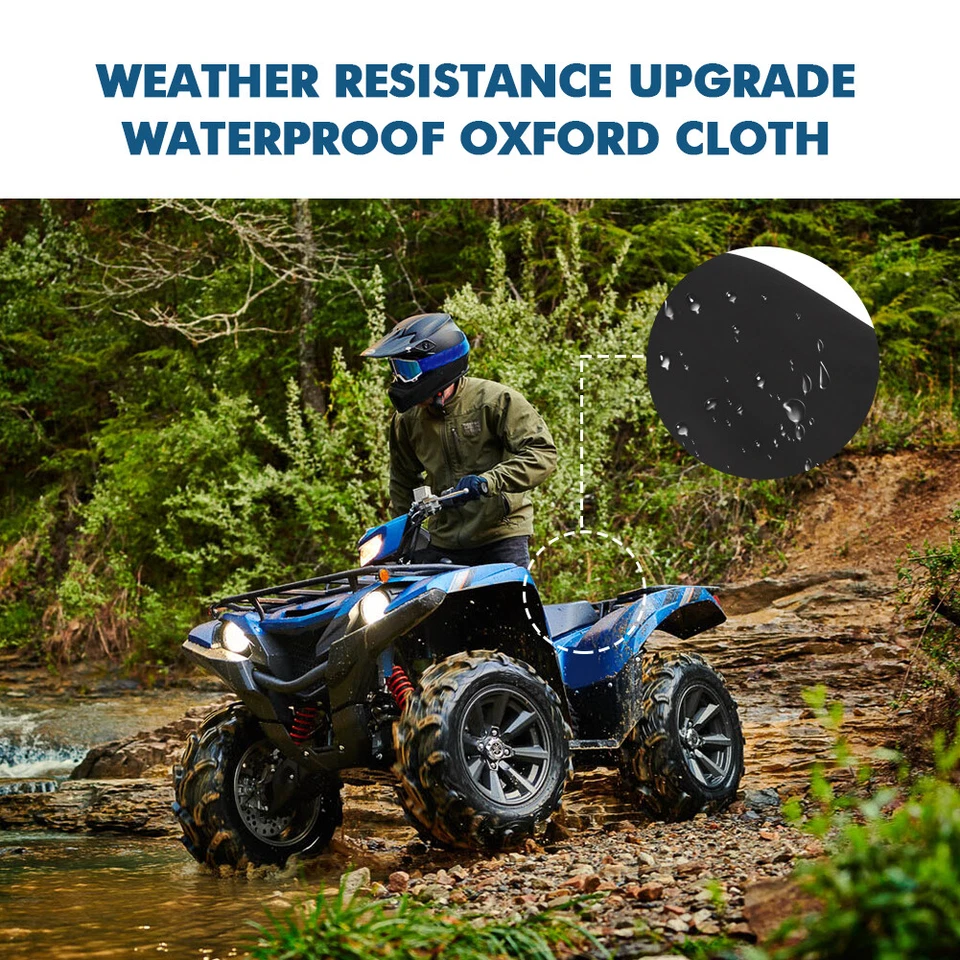 Waterproof Adjustable ATV Seat Covers For Polaris Ranger Sportsman Magnum 500 - Imagem 4 de 4