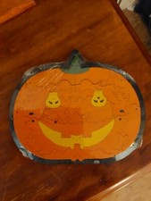 handmade wooden Pumpkin puzzle