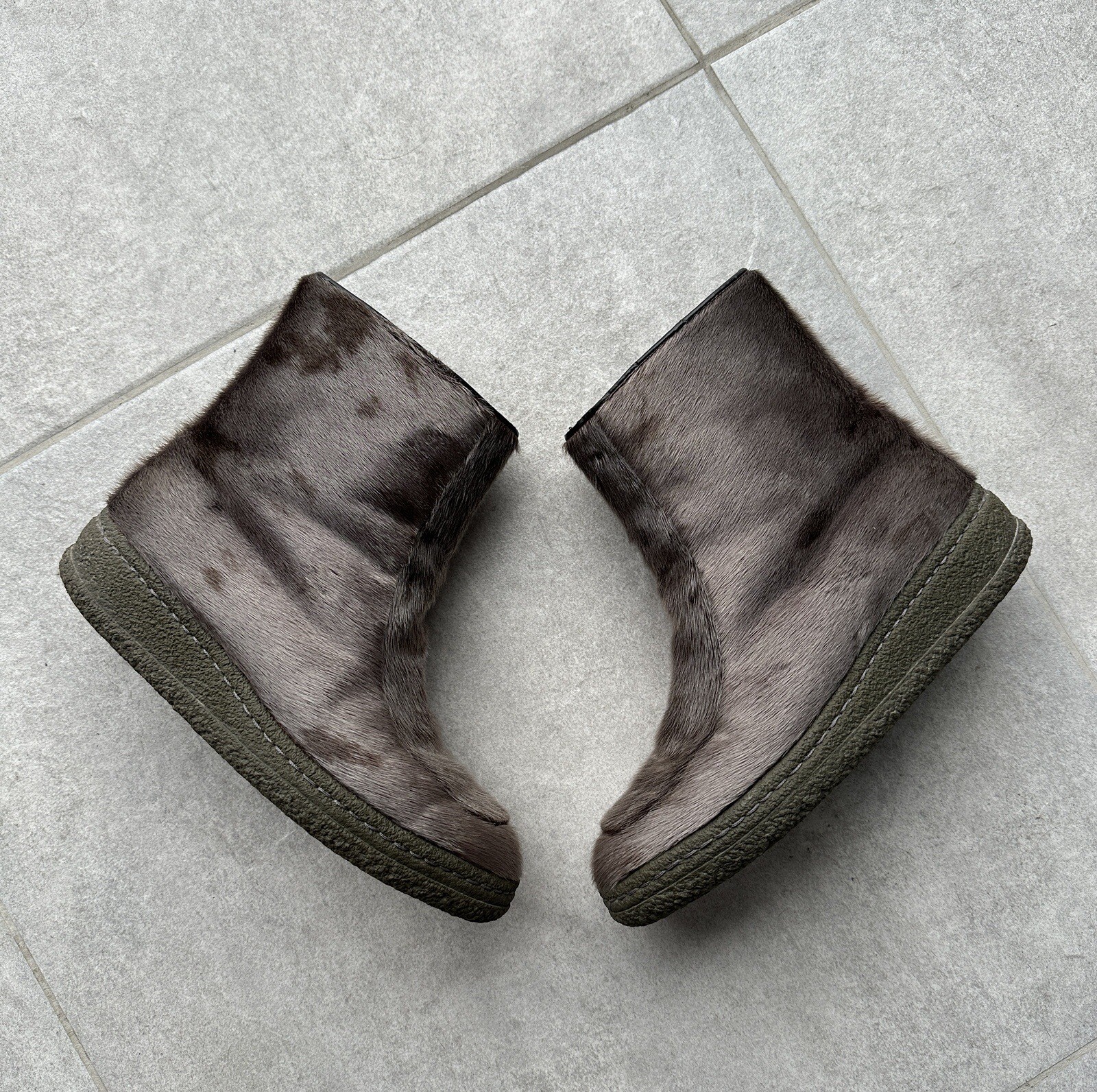 SALOMON Stivali da neve Oscar Sport Apollo pelliccia capelli dopo sci unisex Yeti taglia 8 5