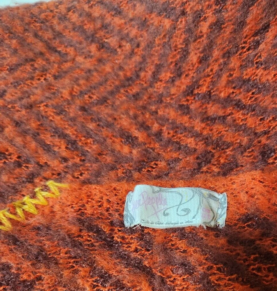 Free People Rangeley Wide Fuzzy Soft & Cozy Blanket Scarf 90x20 - Image 4 of 4