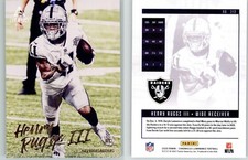 Henry Ruggs 2020 Panini Chronicles Luminance #212 RC Rookie Las Vegas Raiders