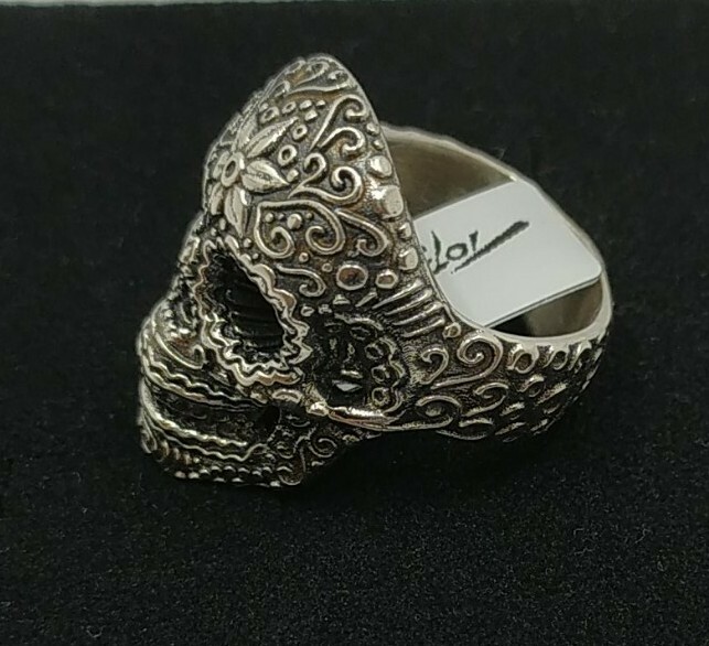 [33] Silver925 / 111g SKULL SILVER ブレス 33] Silver925 / 111g SKULL SILVER ブレス 33] Silver925