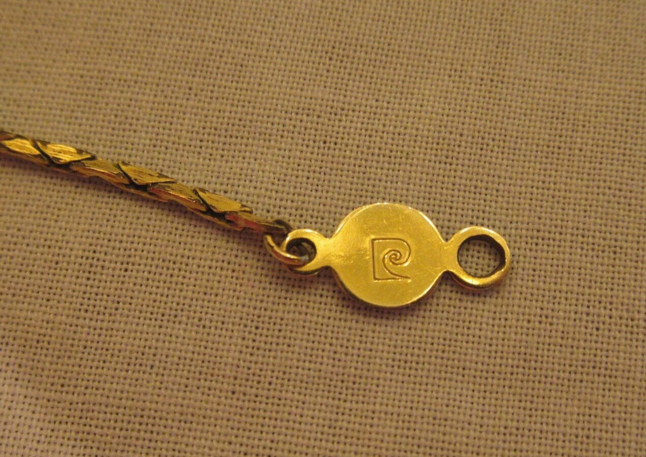 Vintage Pierre Cardin 26" Gold Chain 14K Gold Fil… - image 3