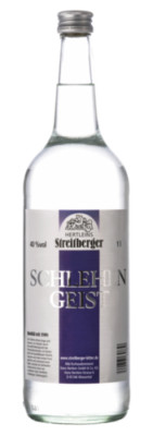 (26,95 /L) Streitberger Schlehengeist, Obstbrand, 1 Liter