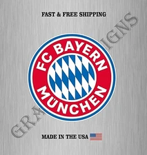 Bayern Munich Germany Vinyl Sticker Decal Die Cut Football UEFA Water Resistant