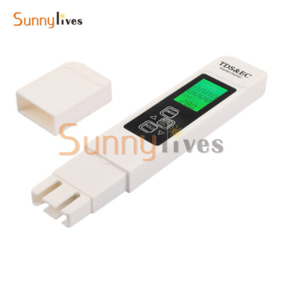 2pc TDS Meter Digital Tester Water Quality Testing Kits Drinking Water 0-9990ppm