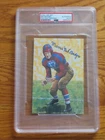 MORRIS "RED" BADGRO Signed Goal Line Card PSA Slabbed Autograph NEW YORK GIANTS