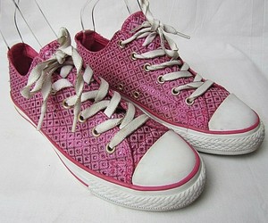 pink sequin trainers