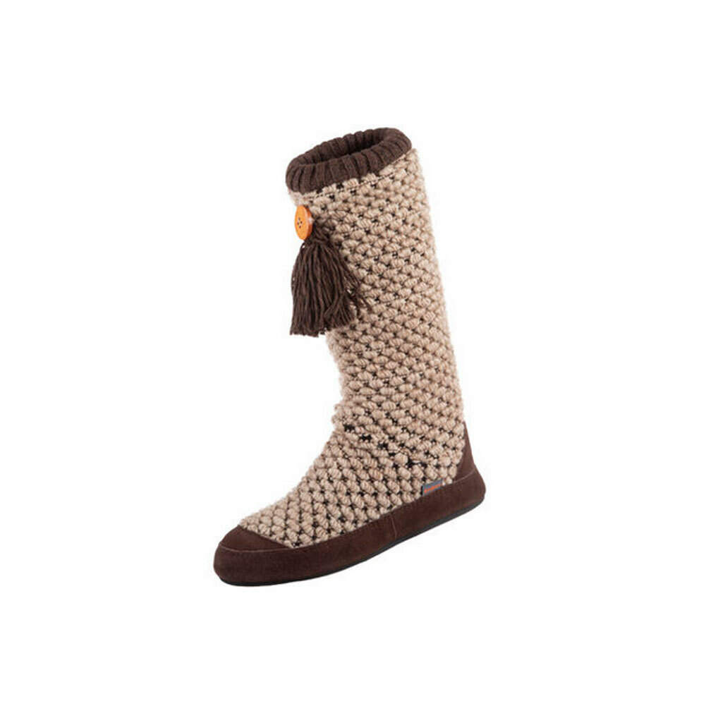 ACORN Womens Jam Tassel Boot Pebble 