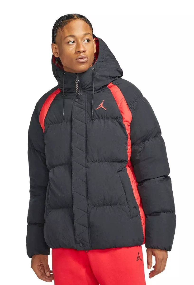 Nike Men's Air Jordan Essentials Puffer Jacket (Black/Red