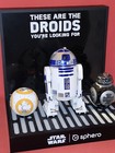 Star Wars Sphero Droid Store Display  These are the Driods you are looking for