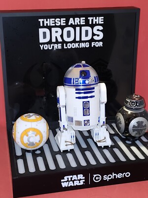 Star Wars Sphero Droid Store Display These are the Driods you are ...