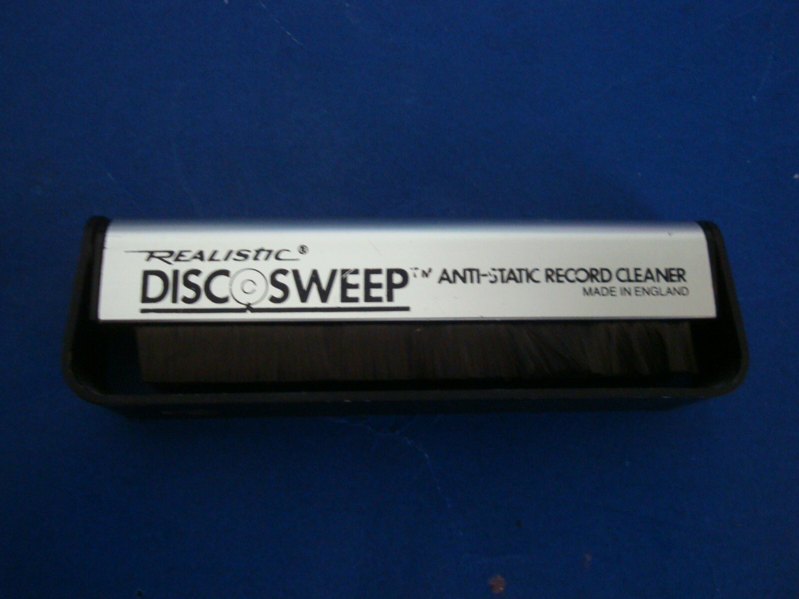 Anti-Static Record Cleaner Brush (Made in England) Vintage Realistic Radio Shack