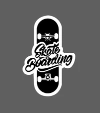 Skateboarding Sticker Skate Waterproof Sports Gift NEW