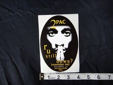 Tupac Shakur 90's Hip Hop Stickers - Classic 2 PAC Hip Hop decals memorabilia