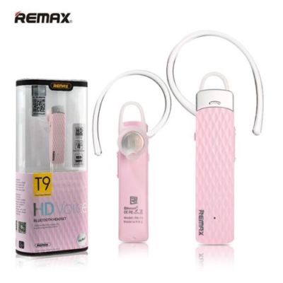 Remax T-9 Bluetooth 4.1 Wireless Headset Earphone Original Sealed in Pink RB-T9