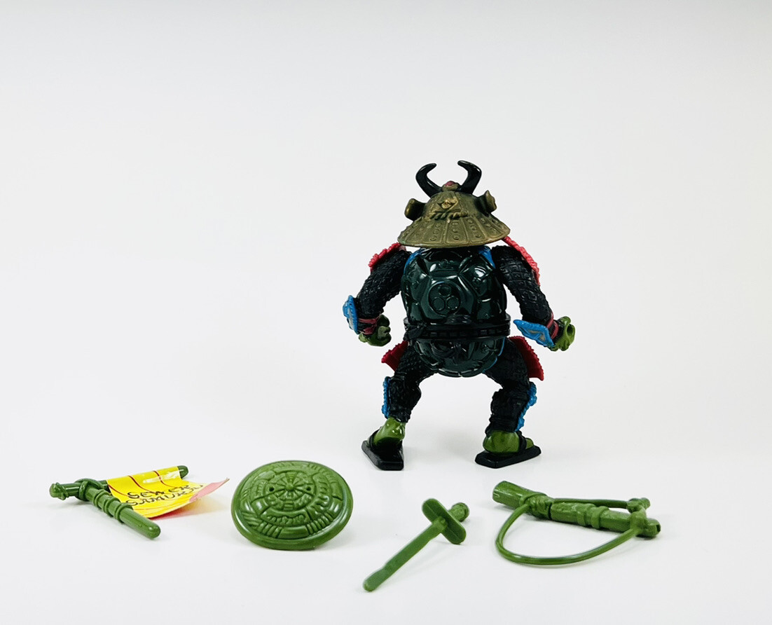 Figurine TMNT Leo The Sewer Samurai - Playmates 1990 - Complète