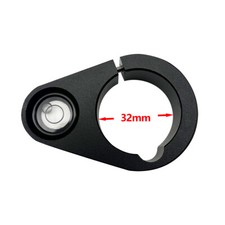 New all metal Vial with Holder fits any 32mm diameter pole. metal house. bubble.