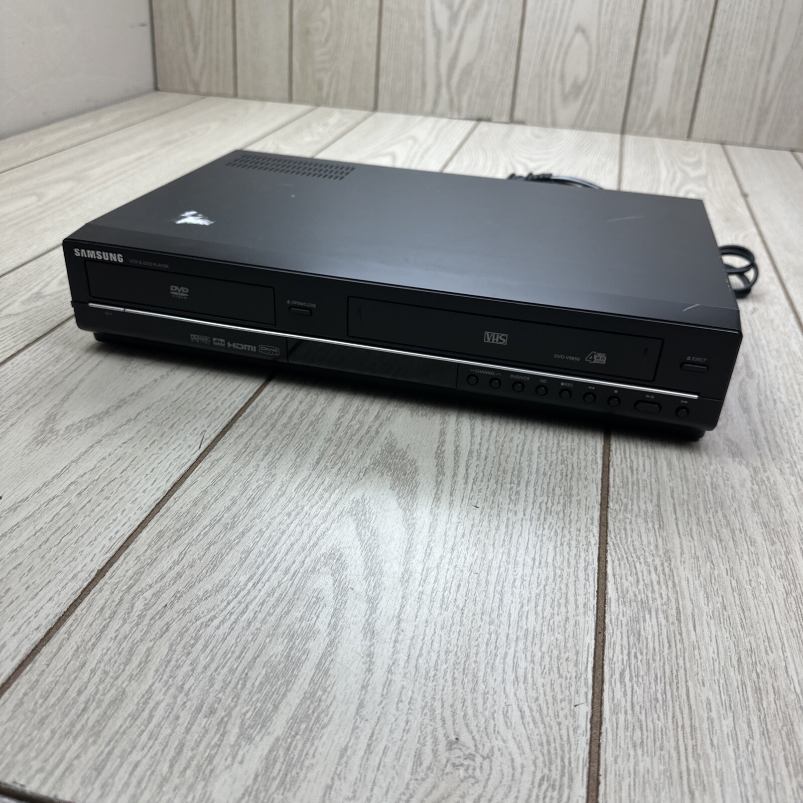 Samsung DVD-V9650 DVD VCR Combo Player 4 Head Hi-Fi HDMI FOR PARTS *READ*