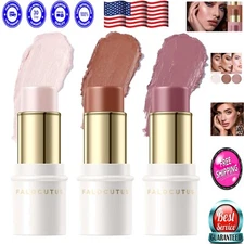 3-Pc Universal Contour Stick Set: Cream Blush & Highlighter for Radiant Skin
