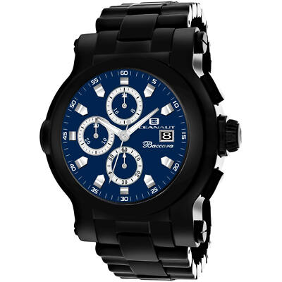 Oceanaut Men's Watch Baccara XL Blue Dial Plated Stainless Steel Bracelet OC0829
