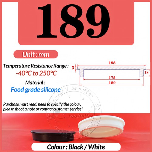 Black Round Silicone Rubber Blanking Seal Bung Hole Plugs End Caps 2mm-301.5mm - Picture 150 of 157