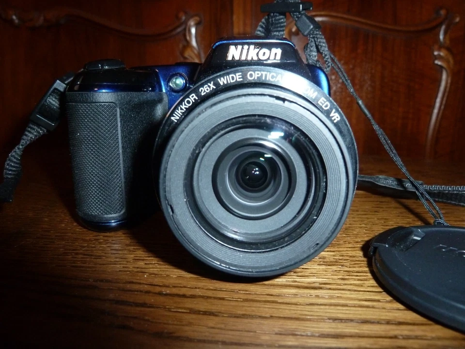 Nikon COOLPIX L810 - 16.0MP 26x Zoom-HD Video - Blau Top Zustand + Samsonite KT - Bild 2 von 4