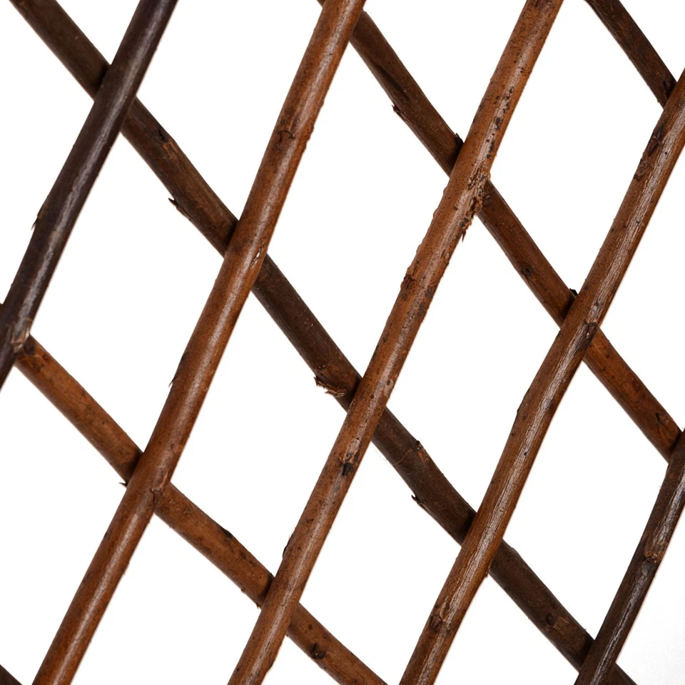 UNUS® Rankgitter 5x Holz Rankhilfe Weidenzaun Sichtschutz variabel - Bild 4 von 4