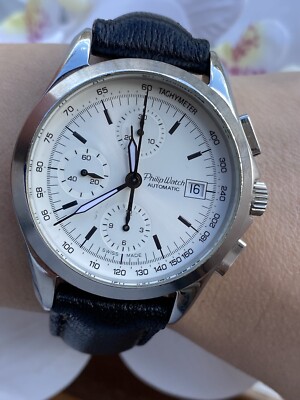 Philip Watch Chronograph Automatic Mens 40mm Swiss Made
