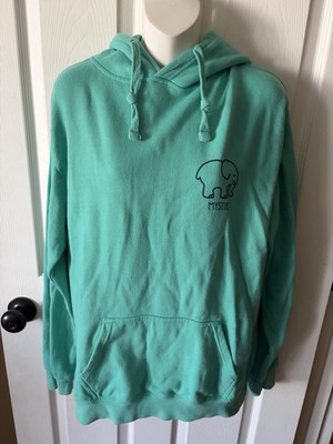 Ivory Ella Women s Mystic Teal Green Oversized Hooded Sweatshirt Size Small