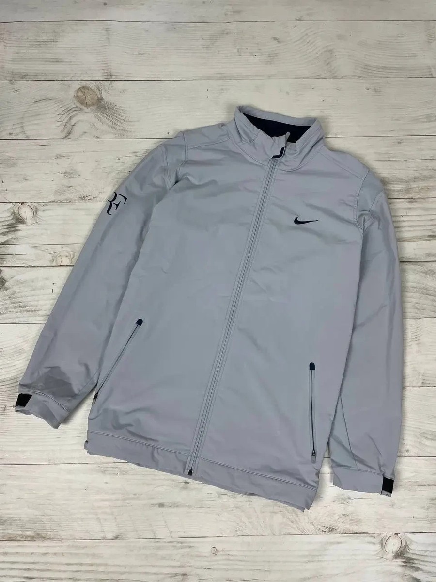 Nike Roger Federer RF Tennis Track Jacket 2012 Men Size XL Gray | eBay